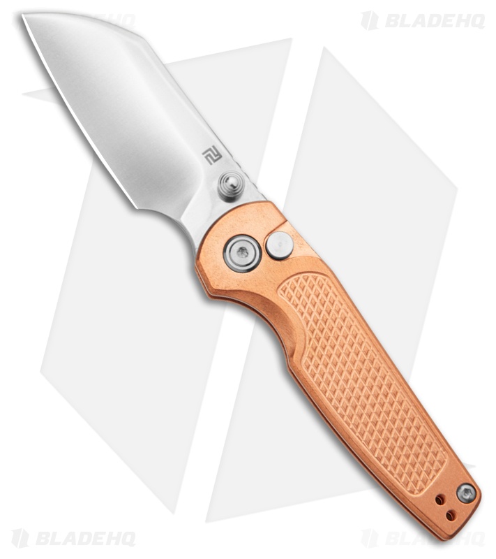 Artisan Cutlery Cleo Knife Copper Sand Polish