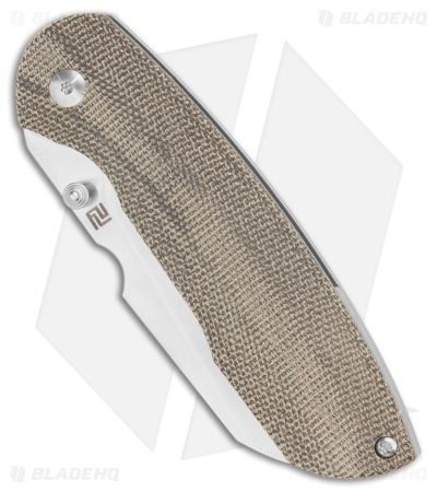 Artisan Cutlery Prime Frame Lock Knife OD Green Micarta (3" Sand Polish)
