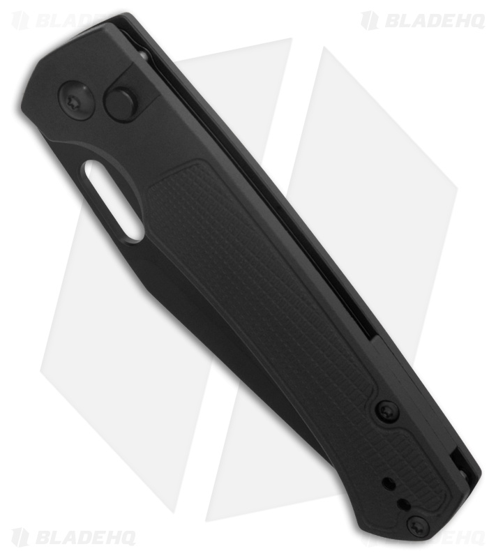 Artisan Cutlery Revel Button Lock Knife Black FRN (3.5" Black)