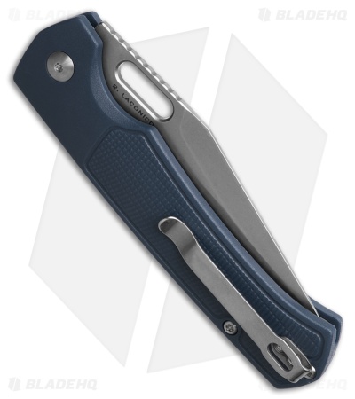 Artisan Cutlery Revel Button Lock Knife Blue FRN (3.5" Stonewash S90V)