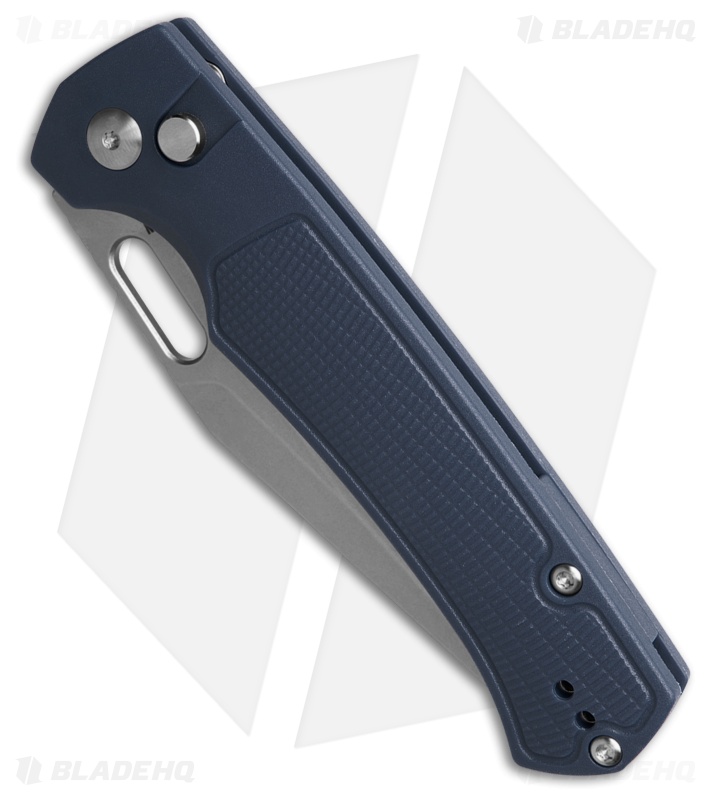 Artisan Cutlery Revel Button Lock Knife Blue FRN (3.5" Stonewash S90V)
