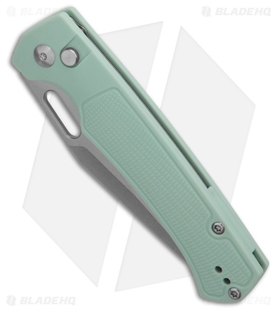 Artisan Cutlery Revel Button Lock Knife Mint Green FRN (3.5" Stonewash)