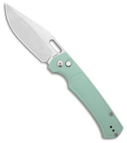 Artisan Cutlery Revel Button Lock Knife Mint Green FRN (3.5" Stonewash)
