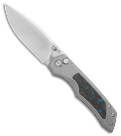 Artisan Cutlery The Sorcerer Button Lock Knife Ti + Arctic Storm FC (3.5" BB)