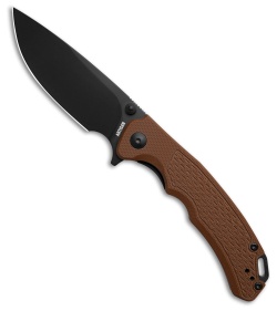 Artisan Cutlery Tradition V2 Liner Lock Knife Brown G-10 (3.6" Black PVD)