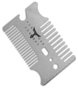 Audacious Concept Combotac EDC Comb Pocket Tool (Stainless Steel)