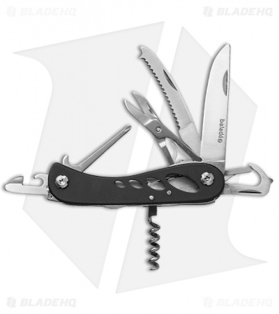 Baladeo Barrow Multi-Tool Knife Black (12-Functions)