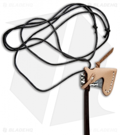 Bastion 3.25" Mini Axe w/ Neck Lanyard (VG-10 Damascus)