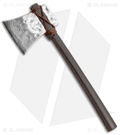 Bastion 3.25" Mini Axe w/ Neck Lanyard (VG-10 Damascus)