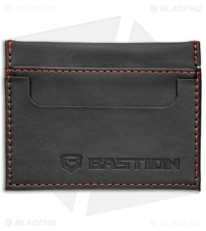 Bastion Minimalist Wallet PU Leather - Black