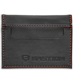 Bastion Minimalist Wallet PU Leather - Black