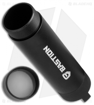Bastion 4" Aluminum Storage Capsule - Black 