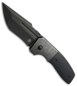 Begg Knives One Frame Lock Knife Black G-10 (3" Black SW)