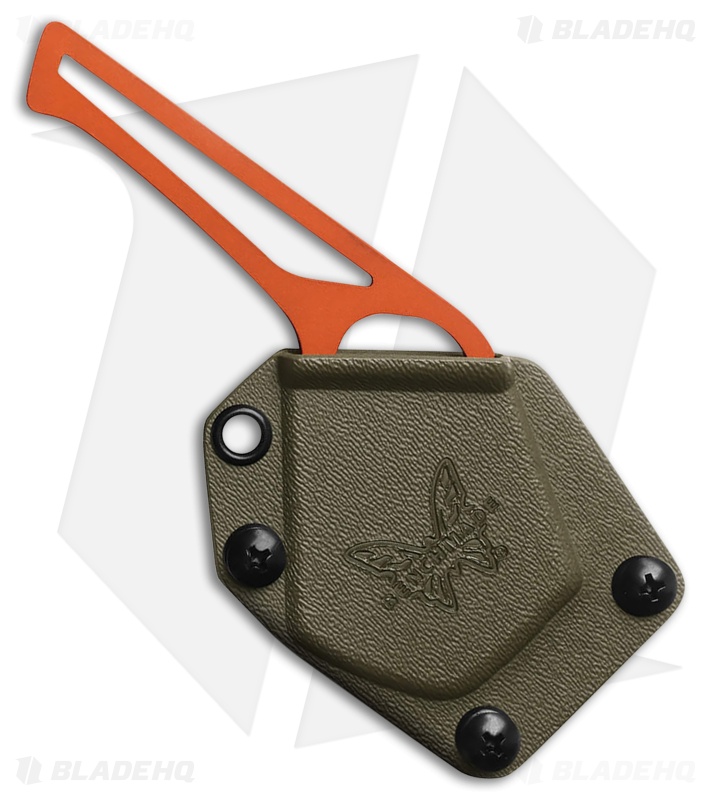 Benchmade SlipRidge Hook Rust Orange Cerakote 440C (0.75" Orange) 11OR