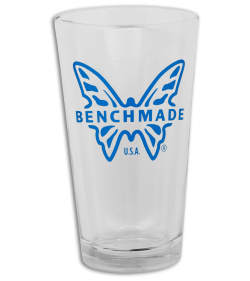 Benchmade Knives Pint Glass with Logo (Blue)