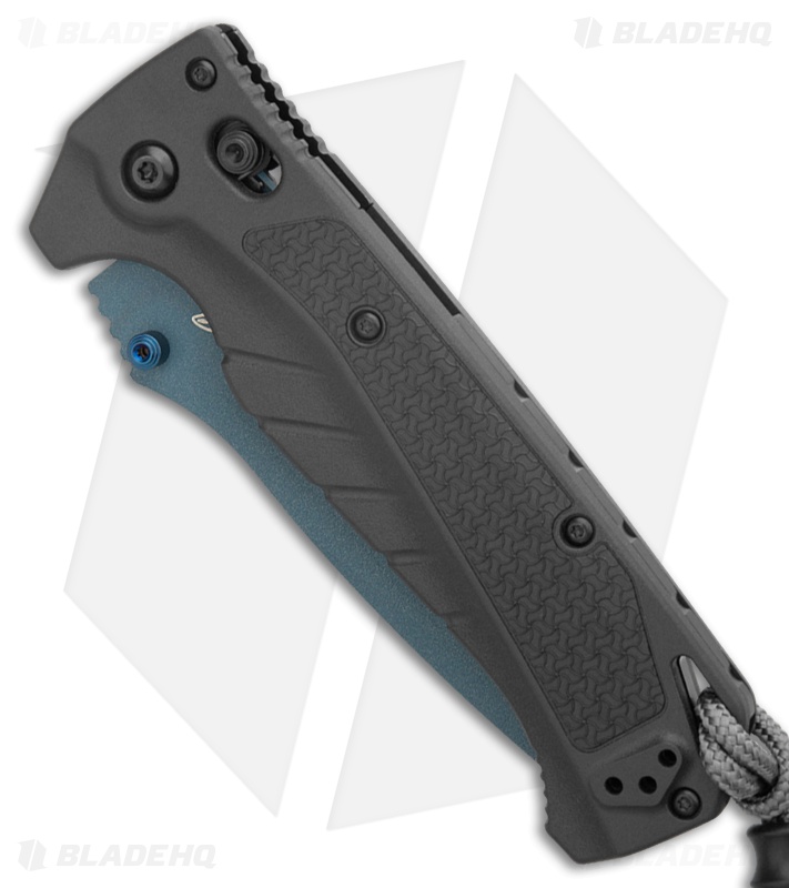 Benchmade Adira AXIS-Lock MagnaCut Knife Tempest Gray Grivory (3.9" Blue)
