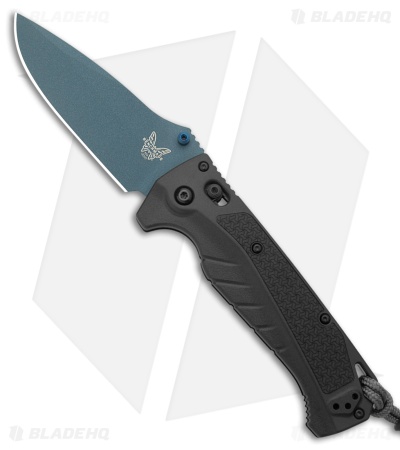 Benchmade Adira AXIS-Lock MagnaCut Knife Tempest Gray Grivory (3.9" Blue)