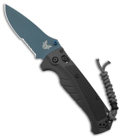 Benchmade Adira AXIS-Lock MagnaCut Knife Tempest Gray Grivory (3.9" Blue Serr)