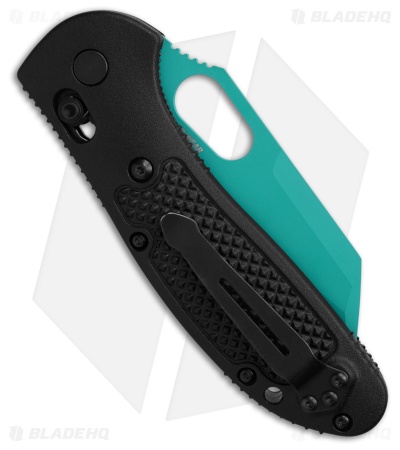 Benchmade Griptilian AXIS Lock Knife Black (3.25" Teal) 554TL-BHQ2
