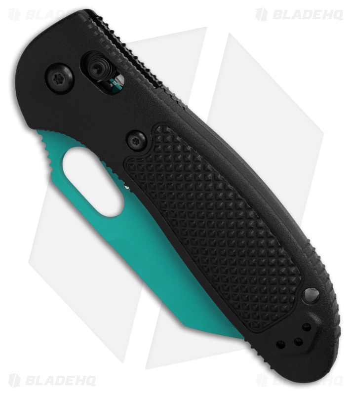 Benchmade Griptilian AXIS Lock Knife Black (3.25" Teal) 554TL-BHQ2