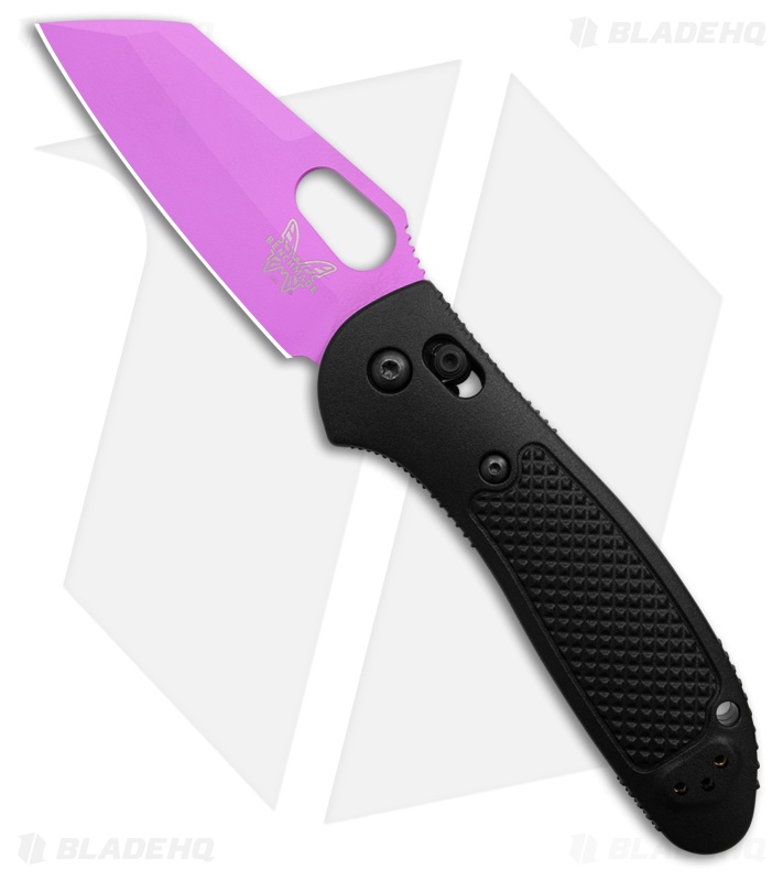 Benchmade Griptilian AXIS Lock Knife Black (3.25" Purple) 554PL-BHQ1