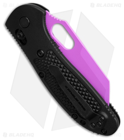 Benchmade Griptilian AXIS Lock Knife Black (3.25" Purple) 554PL-BHQ1