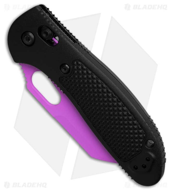 Benchmade Griptilian AXIS Lock Knife Black (3.25" Purple) 554PL-BHQ1