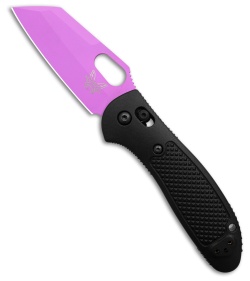 Benchmade Griptilian AXIS Lock Knife Black (3.25" Purple) 554PL-BHQ1