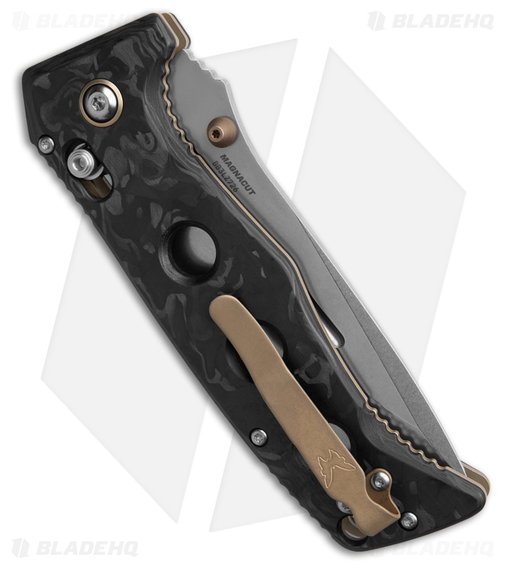 Benchmade Adamas AXIS Lock Knife Marbled Carbon Fiber (3.8" SW) 275-05