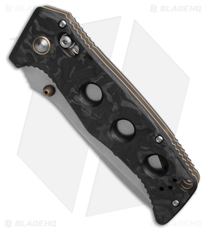 Benchmade Adamas AXIS Lock Knife Marbled Carbon Fiber (3.8" SW) 275-05