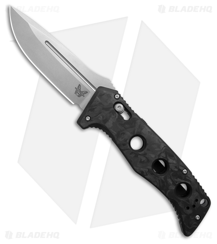 Benchmade Adamas Automatic Knife Marbled Carbon Fiber (3.8" SW) 2750-06