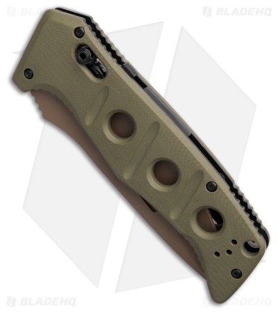 Benchmade Adamas Automatic Knife Olive Drab G-10 (3.8" FE MagnaCut) 2750FE-04