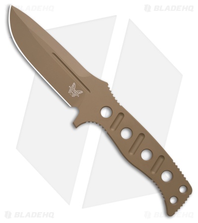Benchmade Fixed Adamas Fixed Blade Knife Flat Earth (4.2" FE MagnaCut) 375FE-02