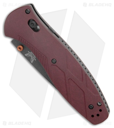 Benchmade Barrage AXIS-Assist Knife Redstone Richlite (3.6" Cerakote)
