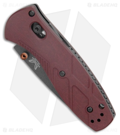 Benchmade Mini Barrage AXIS-Assist Knife Redstone Richlite (2.9" Cerakote)