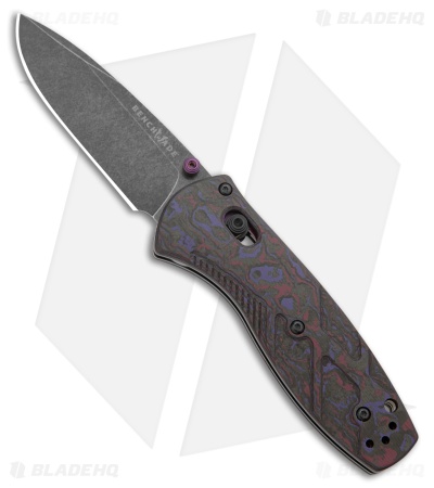Benchmade Mini Barrage Gold Class AXIS-Assist Knife Purple Haze FC (2.9" Battle)