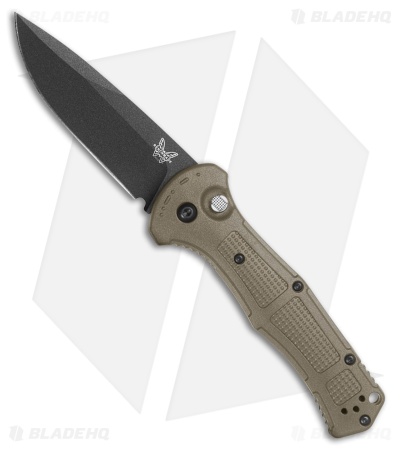 Benchmade Claymore Automatic Knife Ranger Green Grivory (3.6" Black 154CM)