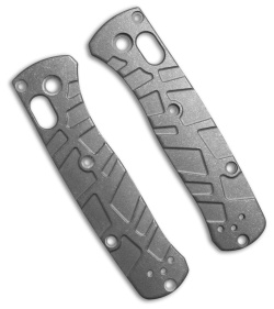 Lex Custom International Benchmade Mini Bugout Ti Turtle Scales - Stonewash
