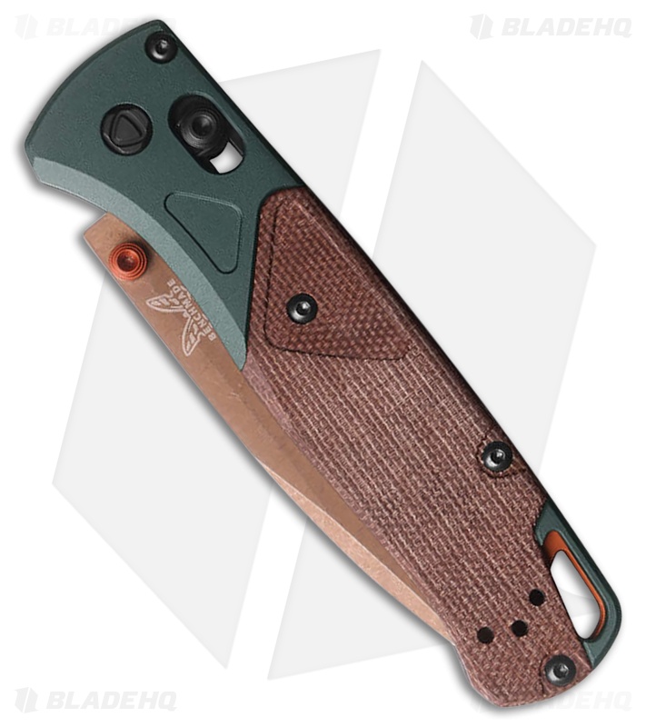 Benchmade Bugout AXIS Lock Knife Taiga Green/Natural Micarta (3.2" FDE)