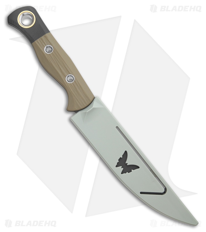 Benchmade Meatcrafter Fixed Blade Knife OD Green/Black G-10 (6.1" Black SW)