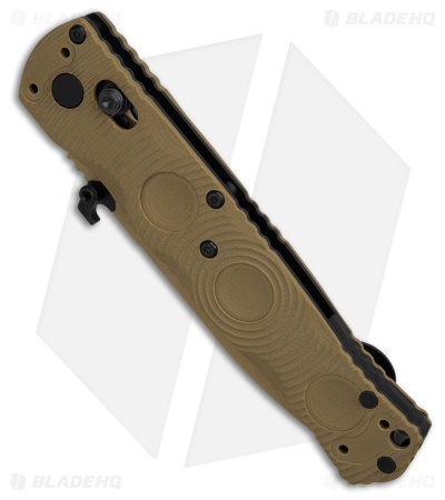 Benchmade Mini SOCP AXIS Lock Knife Desert Sand G-10 (3.8" Sand Serr) 393SSN-01