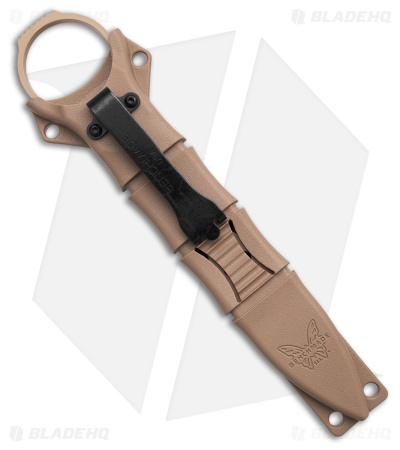 Benchmade Mini SOCP Dagger Fixed Blade Knife Desert Sand 440C (2.2" Sand)