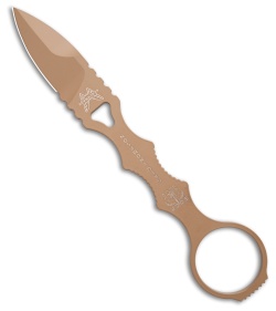 Benchmade Mini SOCP Dagger Fixed Blade Knife Desert Sand 440C (2.2" Sand)
