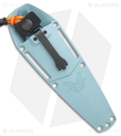 Benchmade Intersect Fixed Blade Knife Depth Blue Santoprene (2.7" SW Serr)