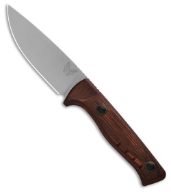 Benchmade SlipRidge Fixed Blade Knife Stabilized Wood (3.7" SW) 15650
