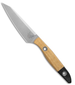 Benchmade True Paring Fixed Blade Knife Maple Valley Richlite (4.1") 4045-02