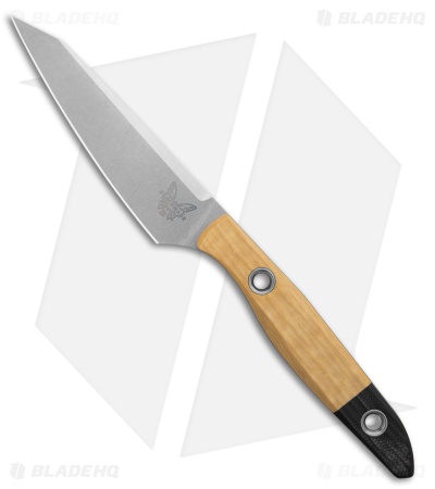Benchmade True Paring Fixed Blade Knife Maple Valley Richlite (4.1") 4045-02