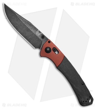 Benchmade Crooked River AXIS-Lock Knife Black Micarta/Burnt Copper (4" Black SW)