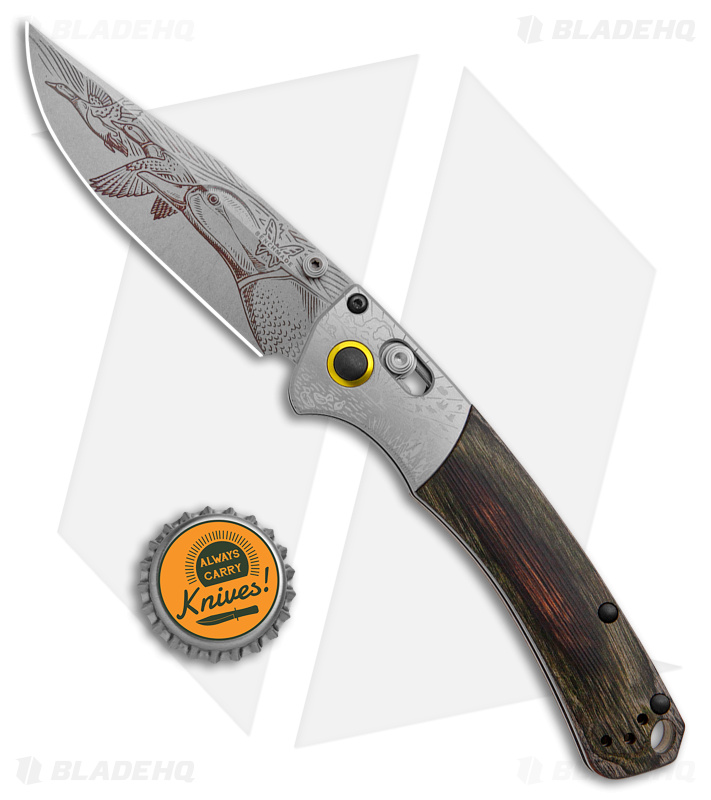 Benchmade LE Artist Series Mini Crooked River Knife-Blade HQ