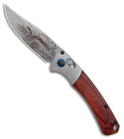 Benchmade Artist Series Mini Crooked River Pheasant AXIS Lock Knife (3.4" SW) 